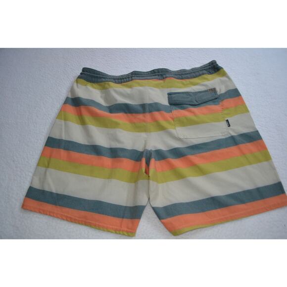 O'Neill Board Shorts Cruzers Mens Size 38 Swimming Surfing Beach Striped Pockets - Picture 8 of 8
